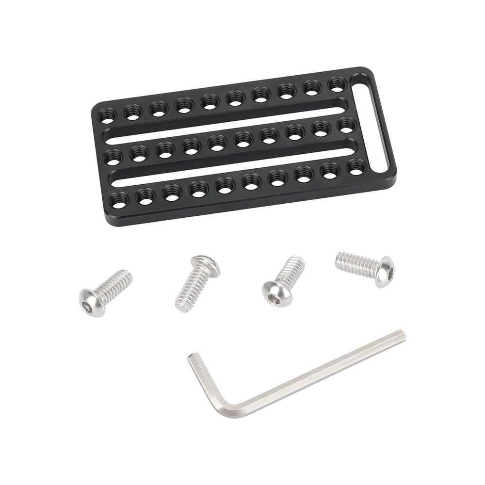 Multipurpose Cheese Plate with 1/4"-20 Threads & Slots - 3649