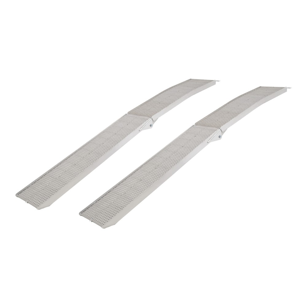 2PCS Loading Ramps Foldable Trailer Loading Ramp with 2 Straps 749.57 lbs Load