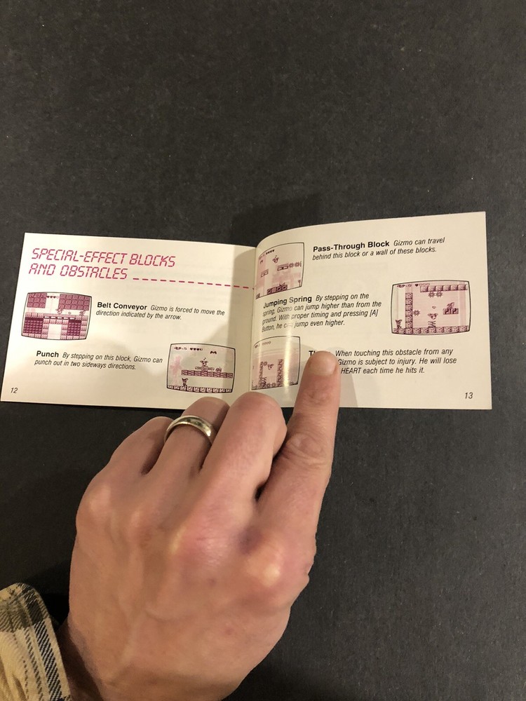 gremlins 2 The New Batch gameboy manual