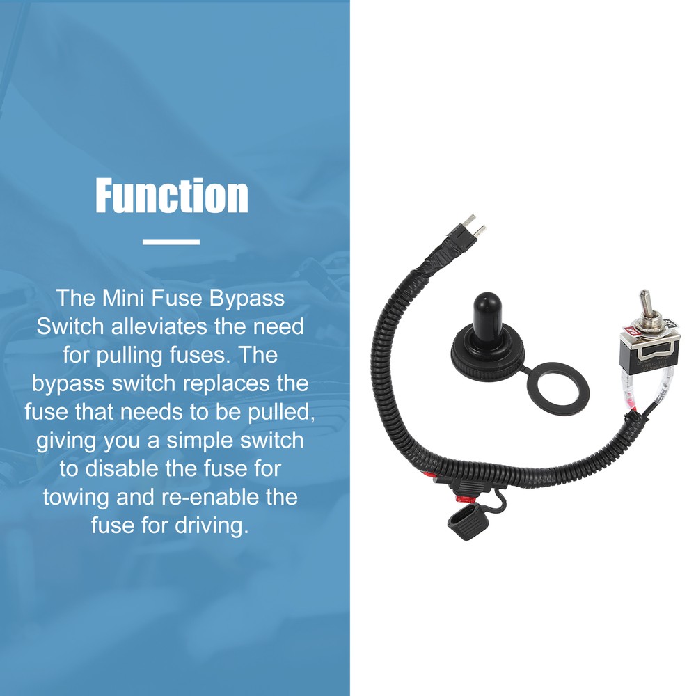 ONE 37.5cm 14.76" Fuse Bypass Switch Universal