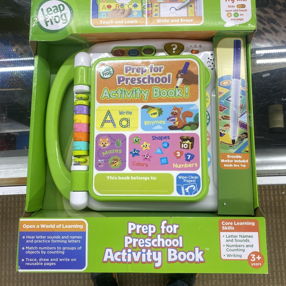 LeapFrog Prep for Preschool Activity Book Green