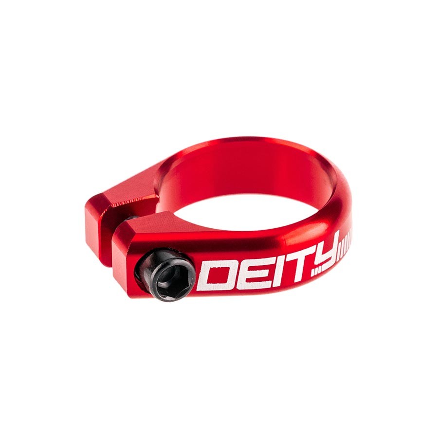 New Deity Circuit Seatpost Clamp 38.6mm Red