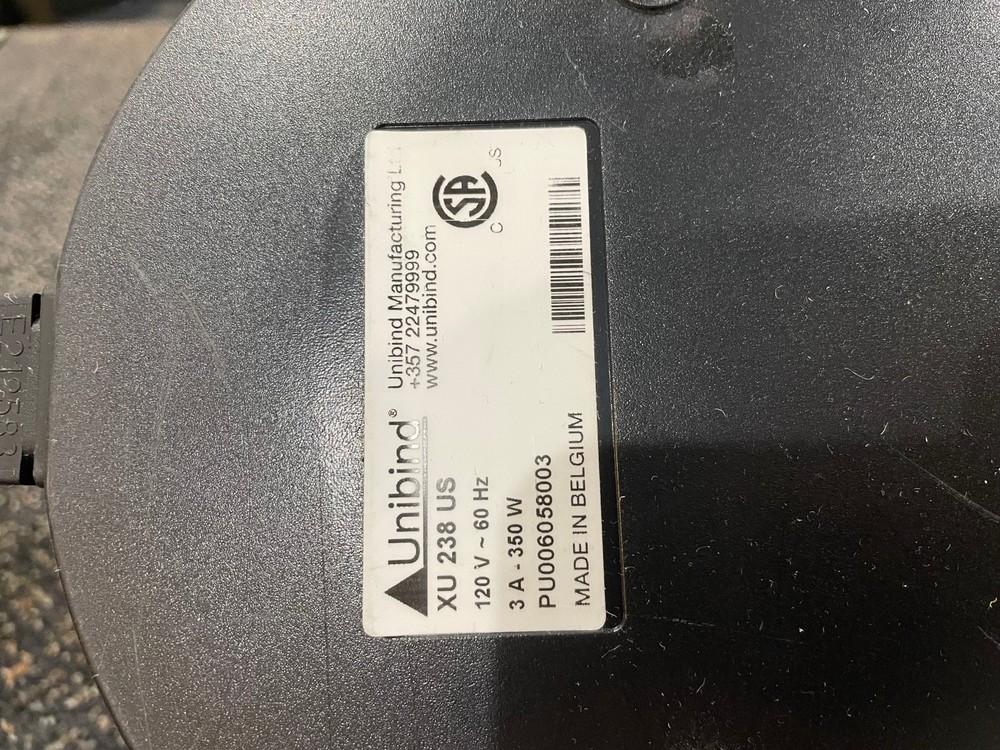 Unibind XU238 Dual Thermal Binding Machine – Used