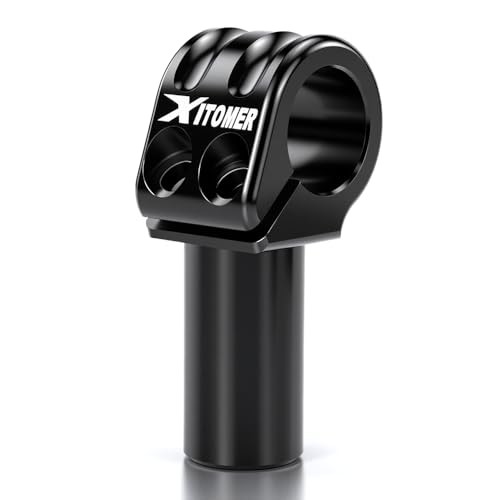 Motorcycle CNC Adjustable Handlebar Clip-On Handle Bar Raiser Universal 50mm