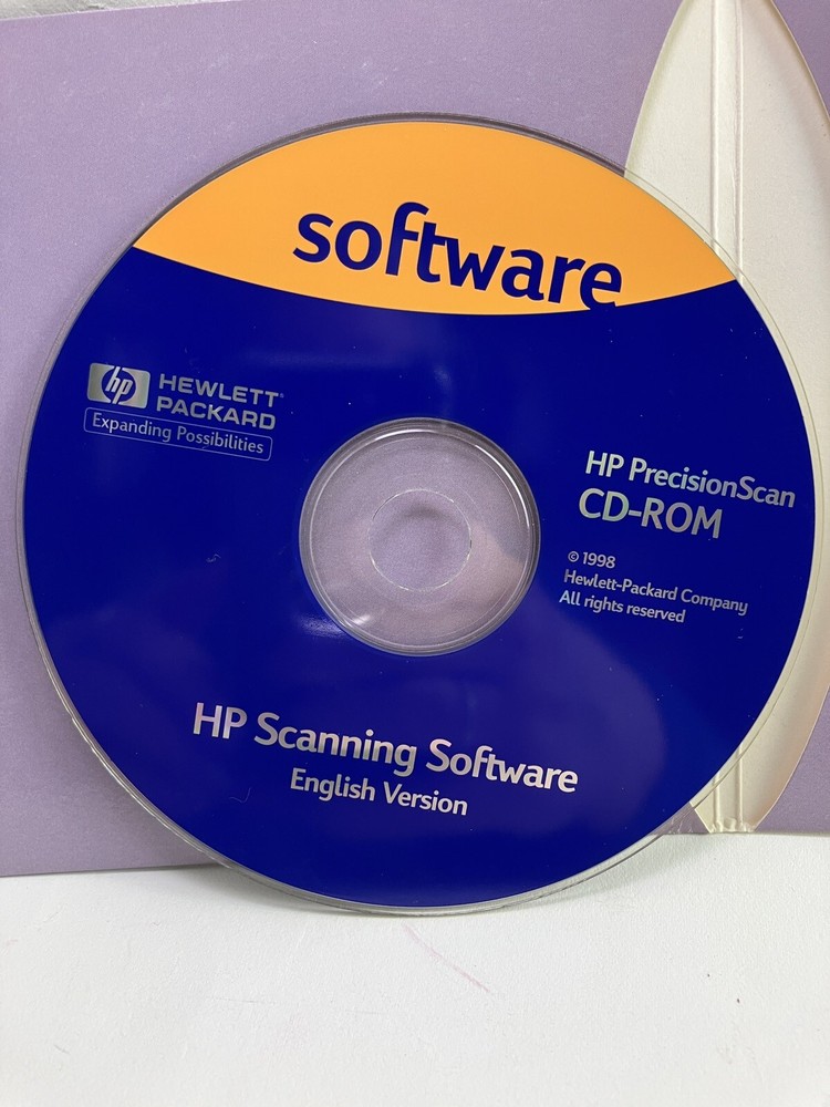 HP ScanJet Scanner Software cd