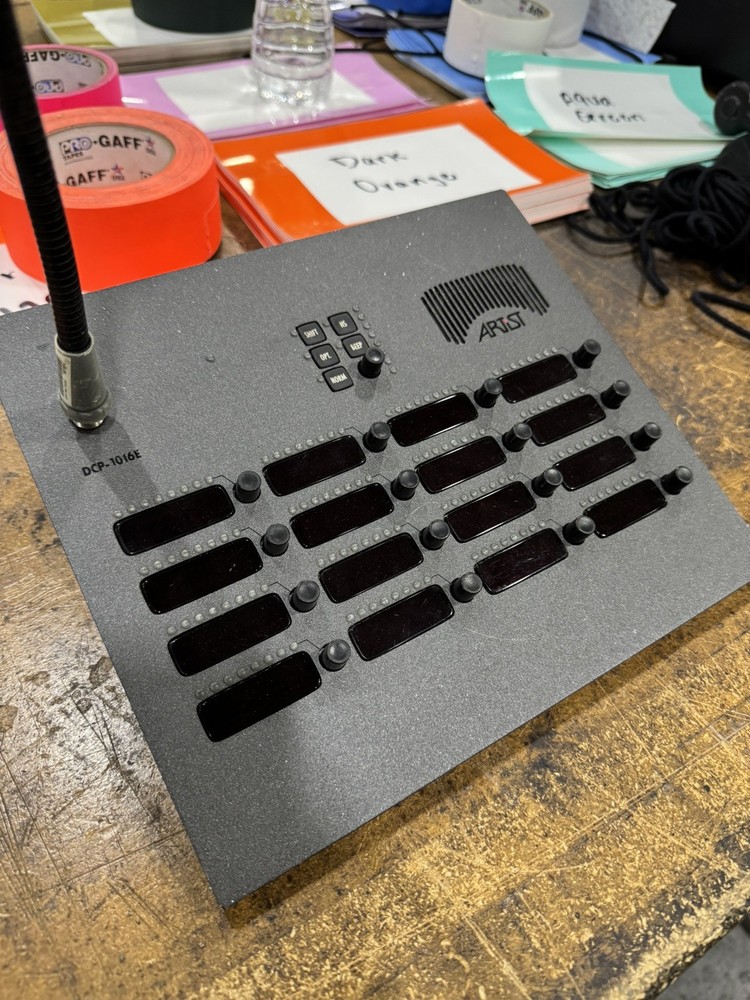 Riedel DCP-1016E Control Panel With Microphone and Power Cable