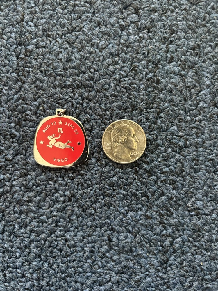 Vintage Virgo Charm