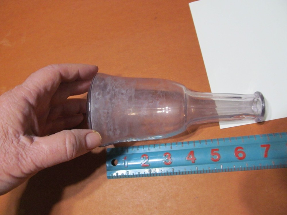 VINTAGE BOTTLE: BELL SHAPE, PURPLE