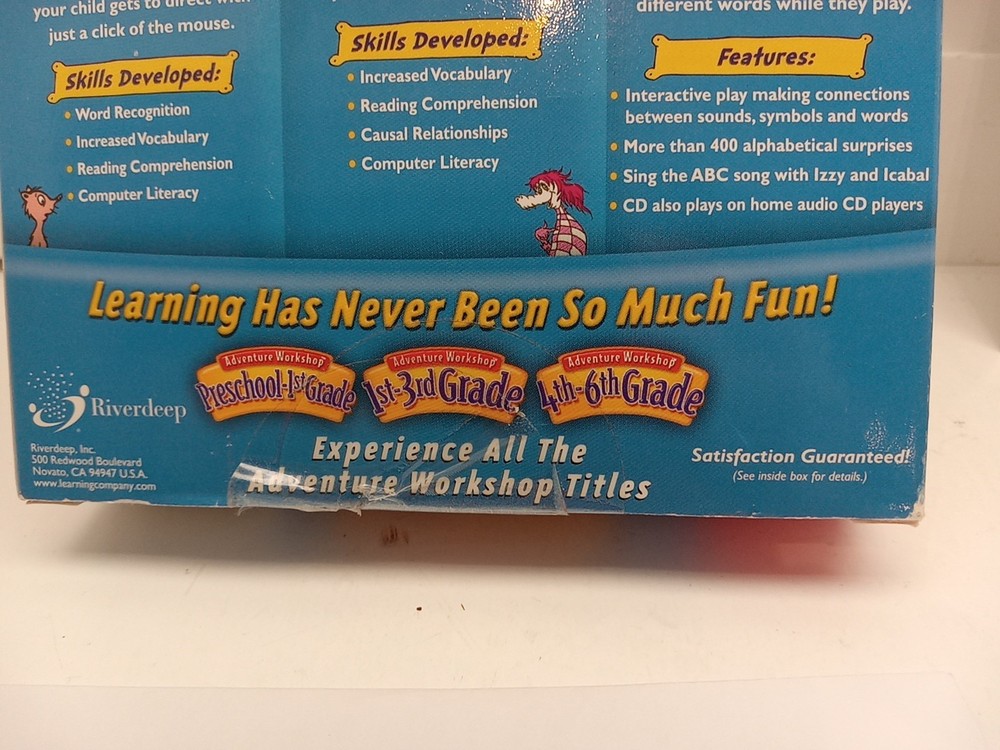 Learning Company - Adventure Workshop - Dr Seuss (PC CD Rom, 3 Disc, 1998)