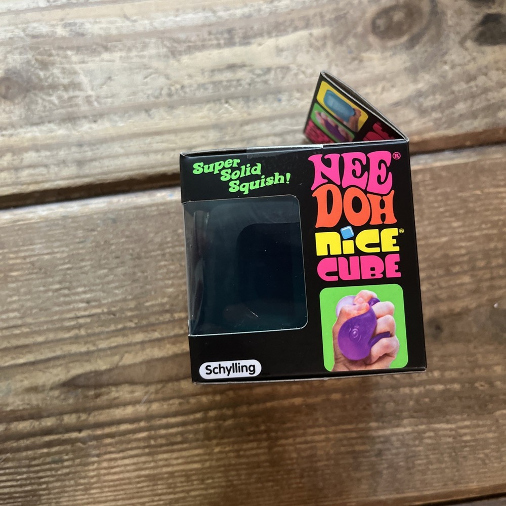 Nee Doh Nice Cube - Super Solid Squish! (Blue) 1