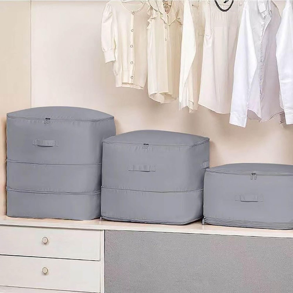 Ultra Space Saving Compression Organizer, Comforter Storage Bag - Compression...