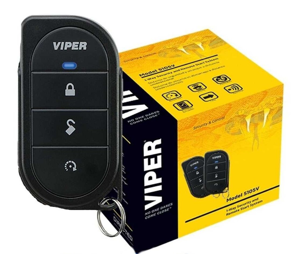 Viper Model 5105V 1-way car security and remote start system with one remote