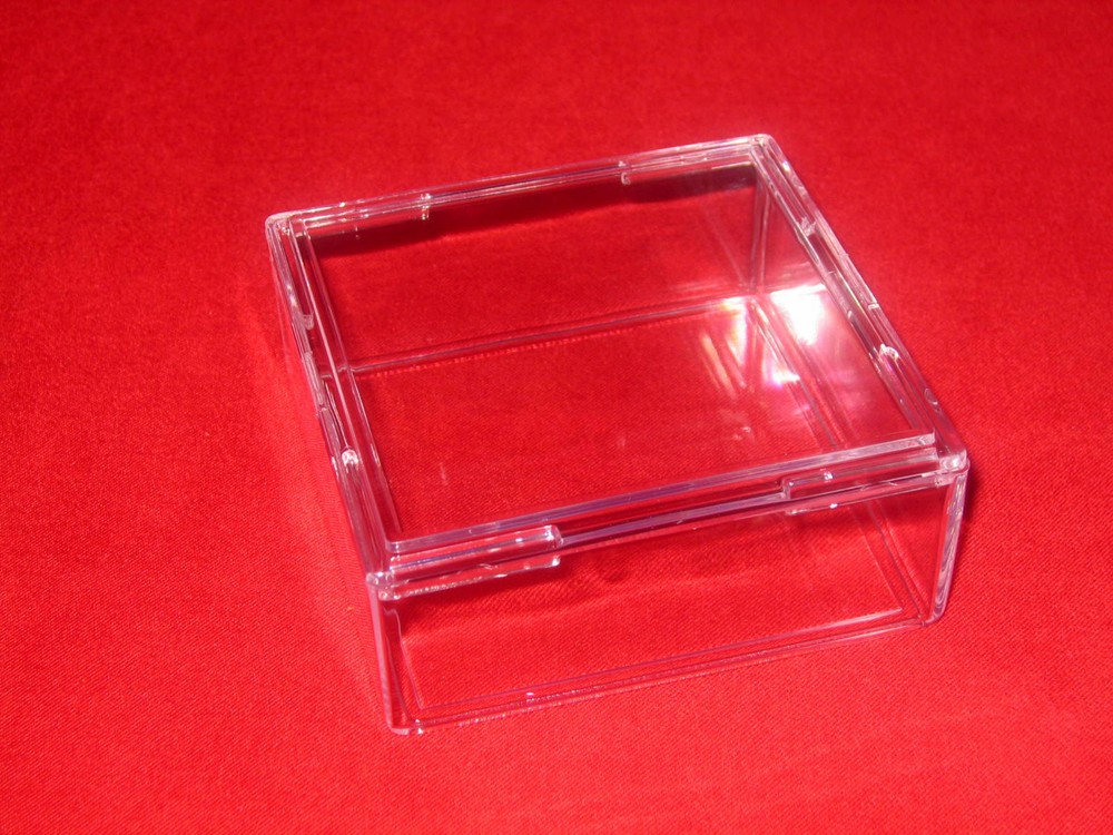 *Hockey Puck Holder Display Case Square Stackable/Regulation Size NHL