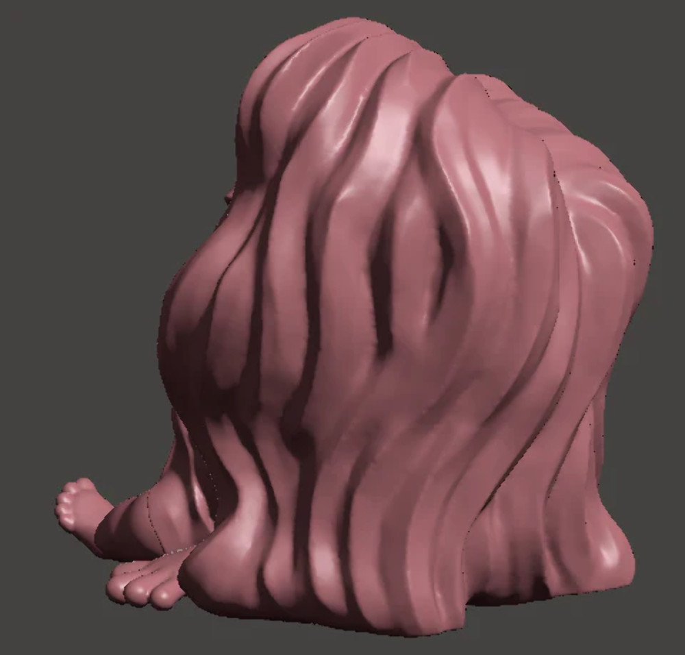 Celia Miniatures - Scared Woman