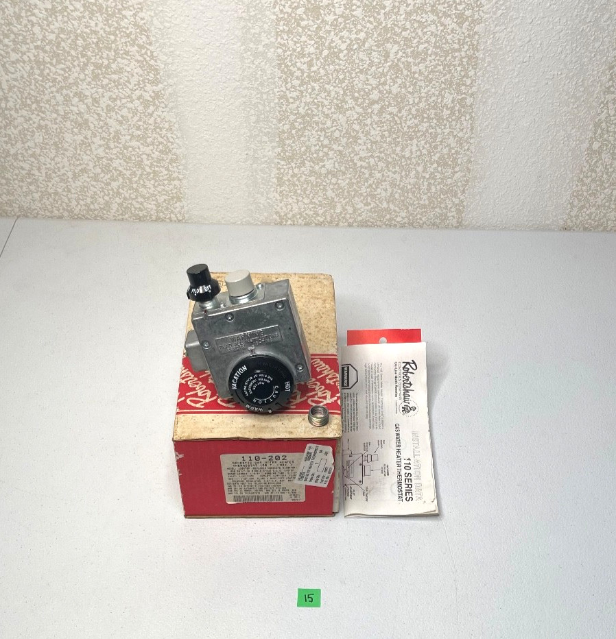Robertshaw 110-202 Gas Water Heater Thermostat Gas Valve