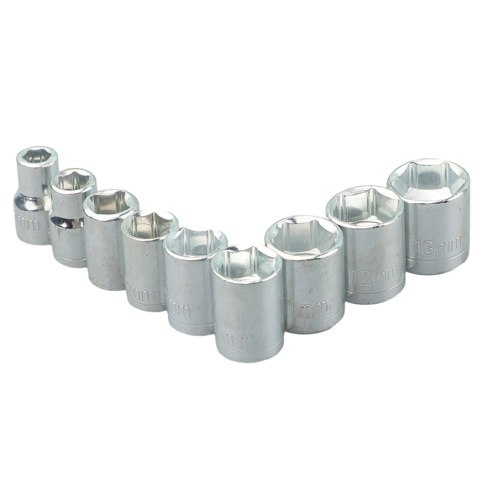 9 Pieces/set Hexagon Key Socket Combination 1/4 Inch Handle Hexagon Socket