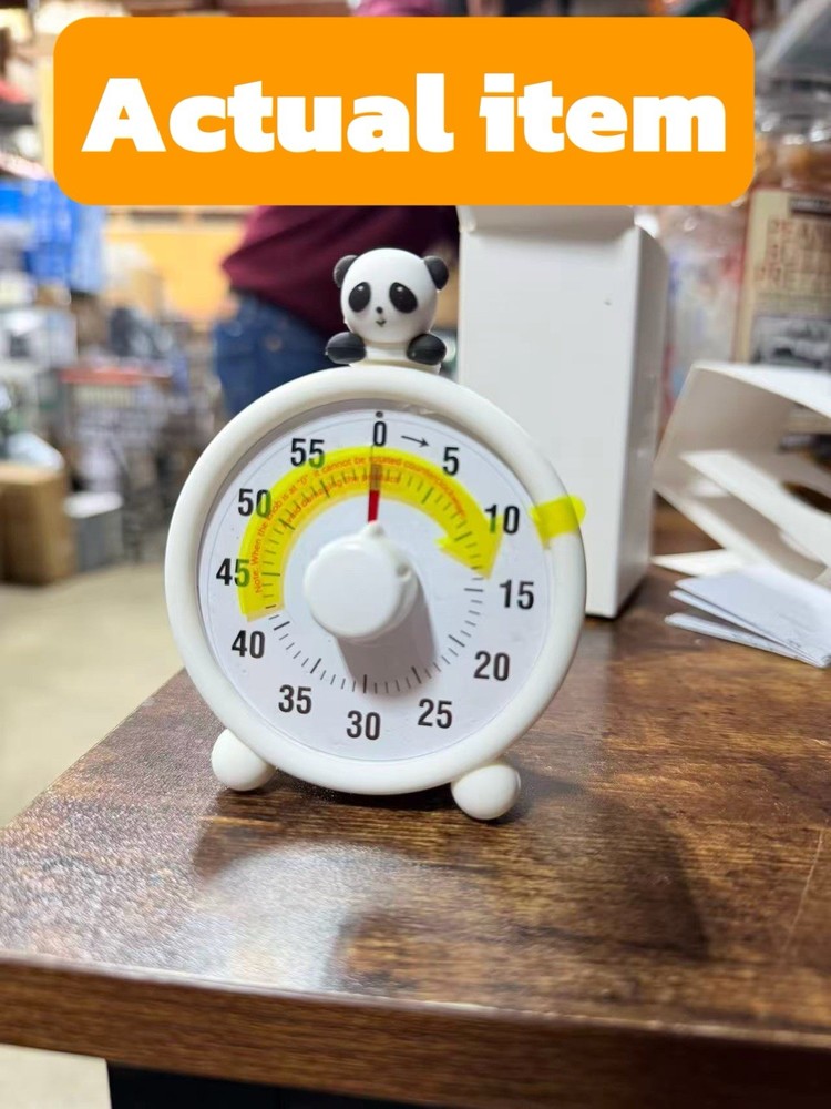 Visual Timer 60 Minute Countdown Silent Rechargeable Time Management Clock