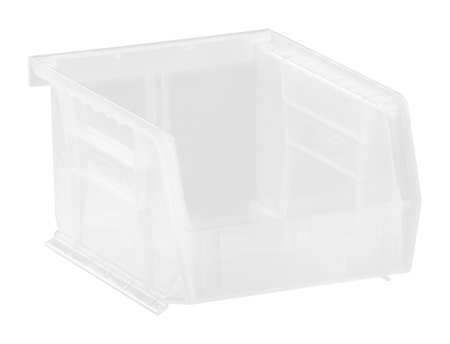 QUANTUM STORAGE SYSTEMS QUS210CL Hang and Stack Bin,Clear,PP,3 in 10H836