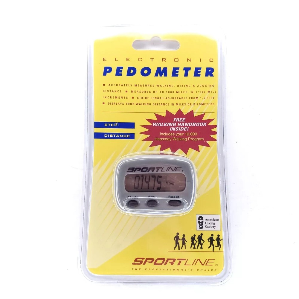 Sportline NEW Electronic Pedometer Step Distance