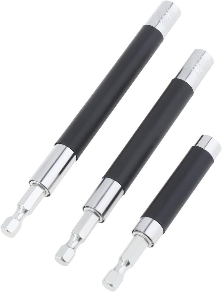 ChgImposs 3pcs/set Scalable Magnetic Screw Drive Guide Drill Bit Tip Holder,...