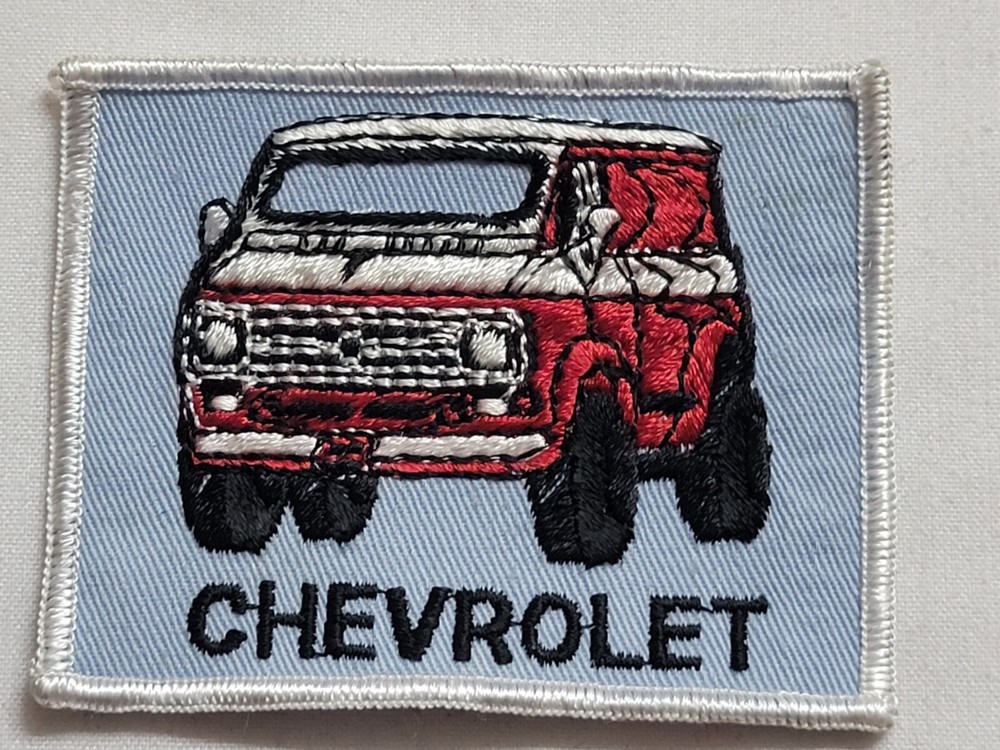 Vintage NOS Patch Chevrolet Van Shirt Jacket Hat