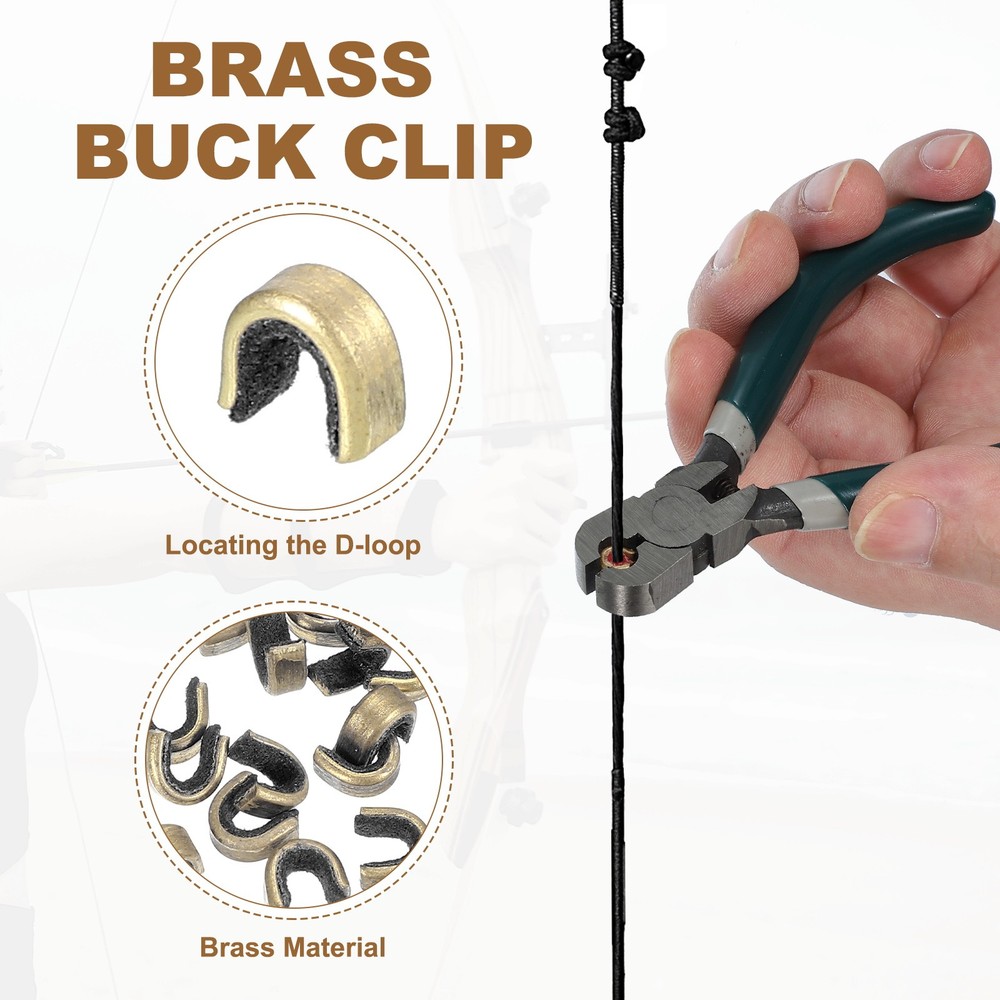 20 Pcs 6x3mm Bow String Nocking Points Black