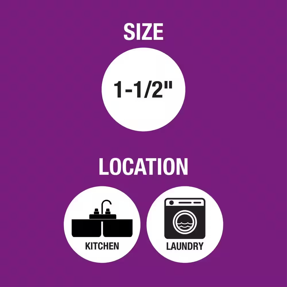 1-1/2 In. PVC Flanged Tailpiece