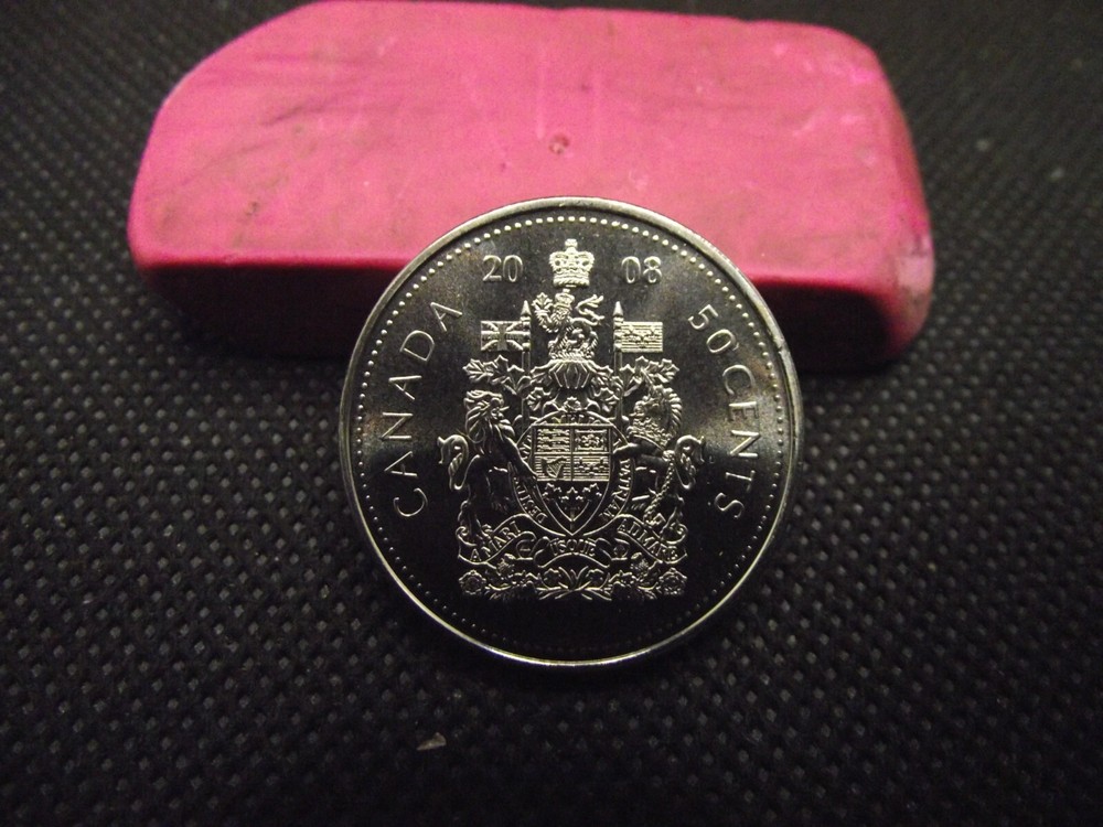 2008 Canada 50c BU Half Dollar