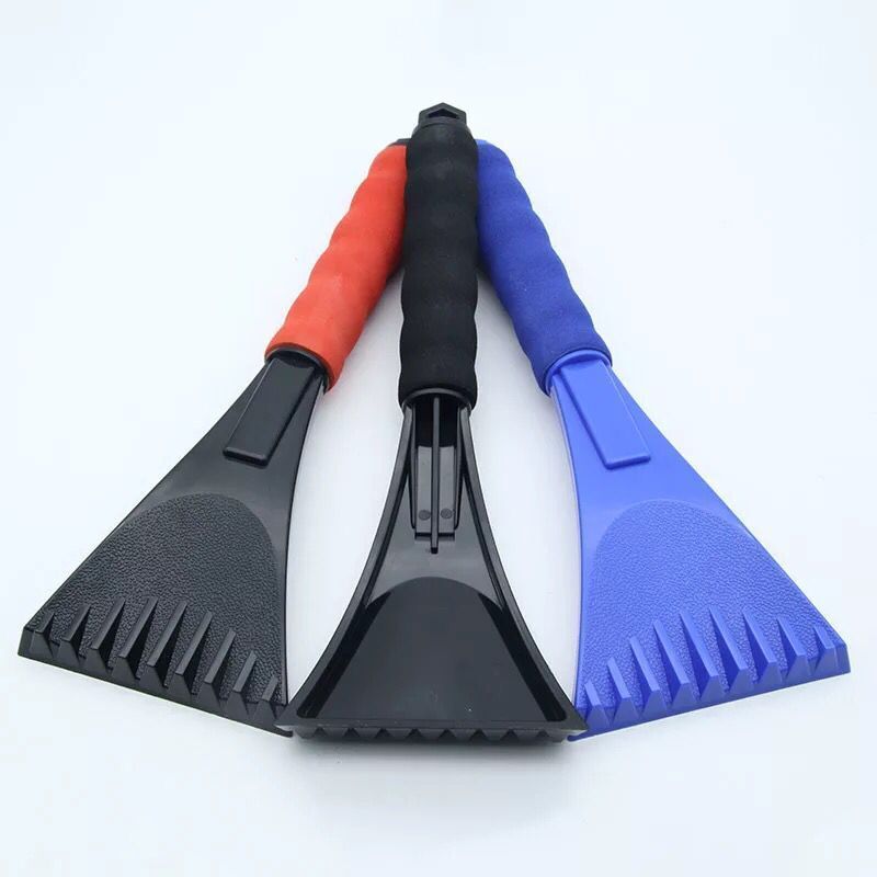 1Pc New ICE Scraper Soft Handle for CAR & VAN Windshield Snow Remover Black