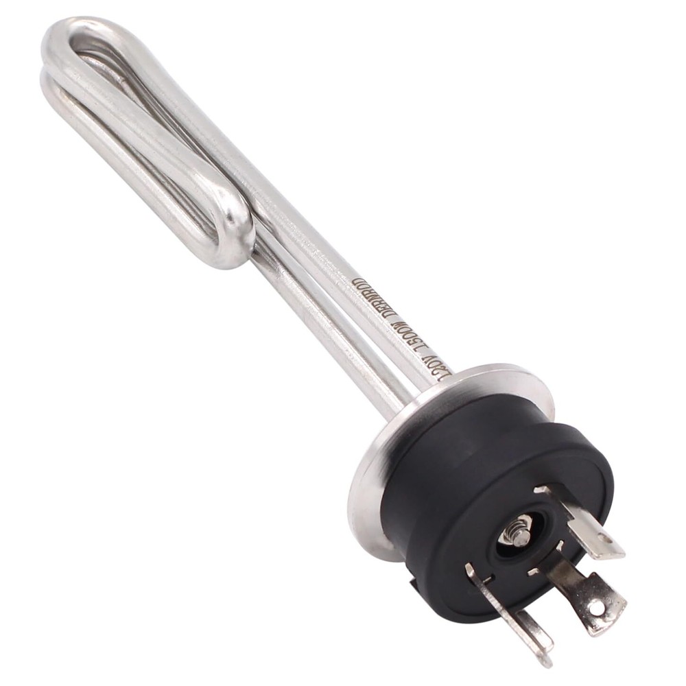 1500W Stainless Steel Water Heater 120V Tri-Clamp Foldback Element 1.5" Clamp