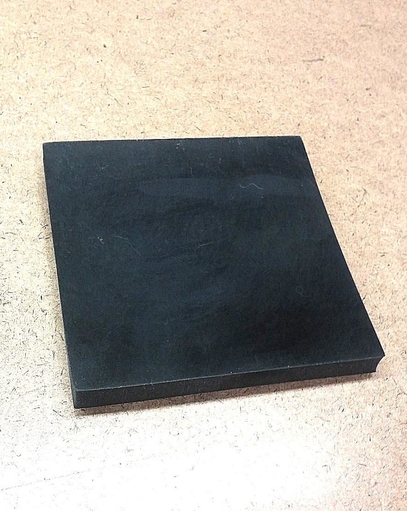 Neoprene Rubber Sheet Solid 3/16" Thick x 6"x 6" Square Pad 60 Duro Std Flex
