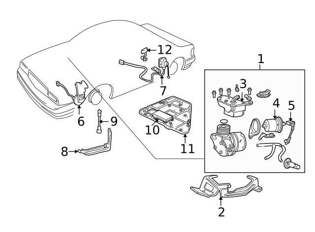 Genuine GM Hardware Kit 22154256