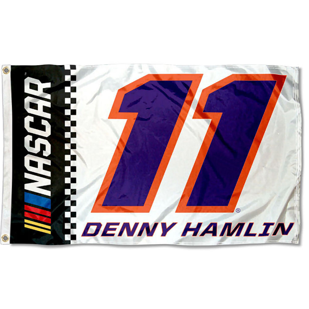 Denny Hamlin 3 by 5 Tailgate Banner Flag