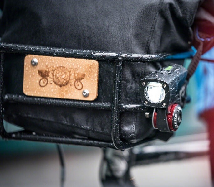 PDW BICYCLE FRONT HANDLEBAR MOUNTED BASKET WITH CARRY BAG
