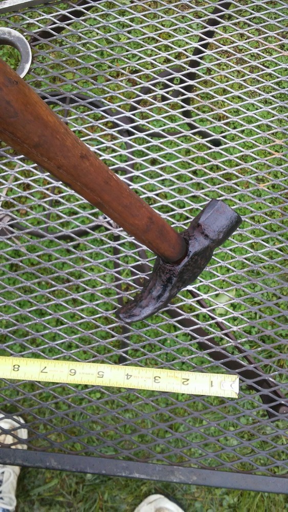 Antique Blacksmithing Hammer 1 lb 10 oz