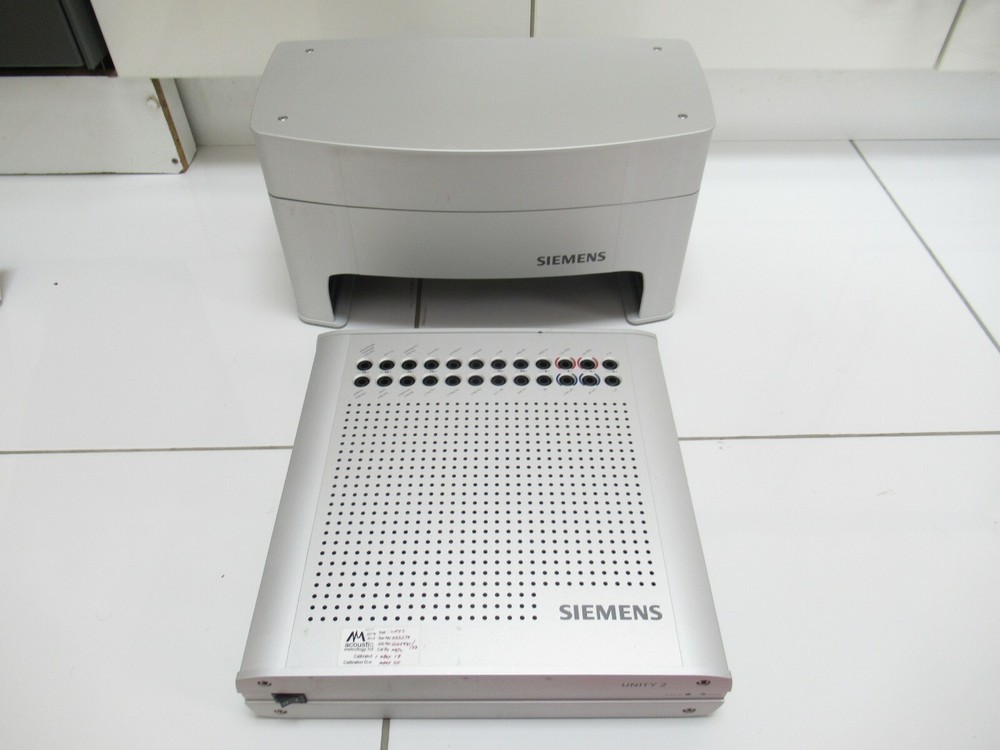 SIEMENS UNITY 2 AUDIOMETER AUDIOLOGY DIAGNOSTIC HEARING AID FITTING DOCK SYSTEM