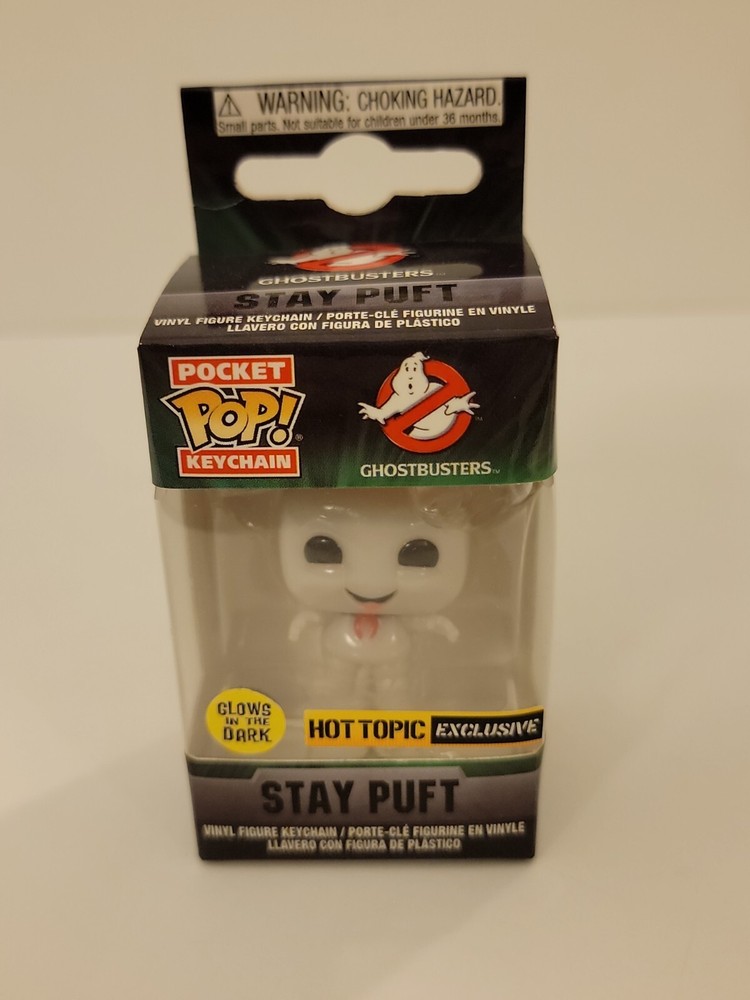 Funko Pop! Pocket Pop Keychain Ghostbusters STAY PUFT (GITD) Special Edition New