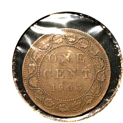 Canada 1903 Large Cent KM 8 AU (2)