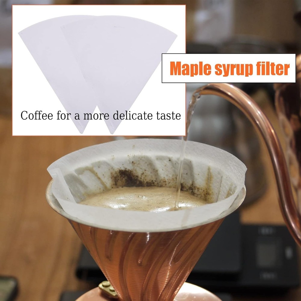 Maple Syrup Filter Set, 12 Pcs 1 Qt Reusable Maple Syrup Filter System Includ...