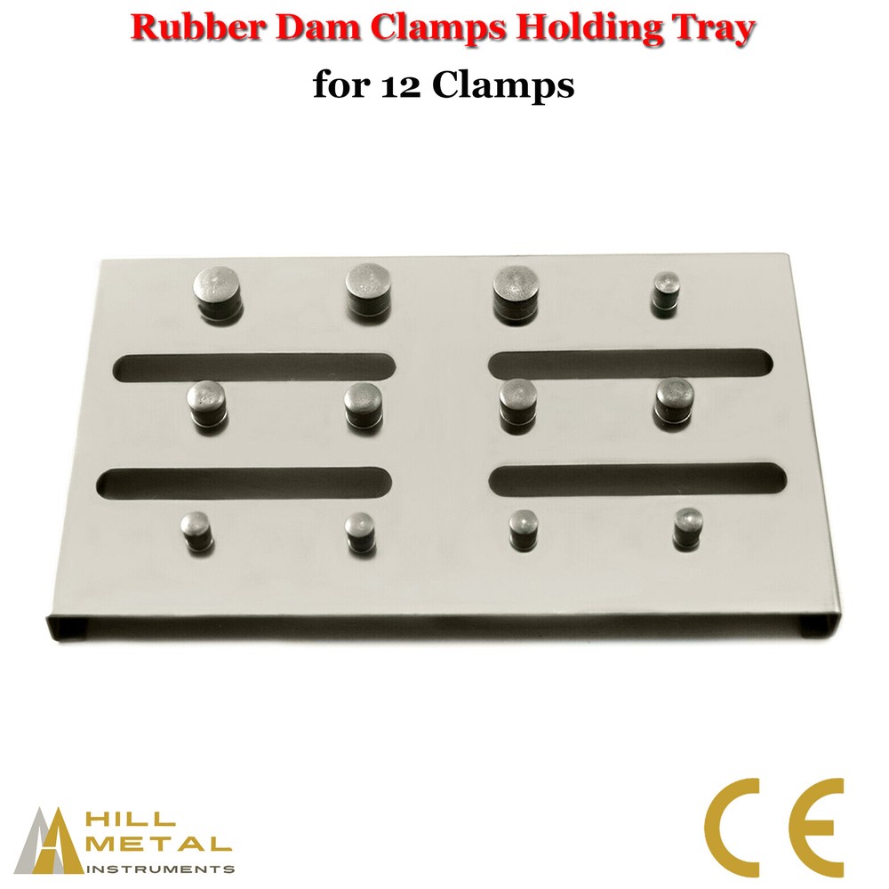 Dental Endodontic Rubber Dam Clamp Tray Sterilization Restorative Instruments CE