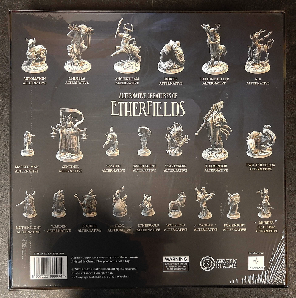 Etherfields ALTERNATIVE CREATURES Add on Kickstarter Pledge New & Sealed