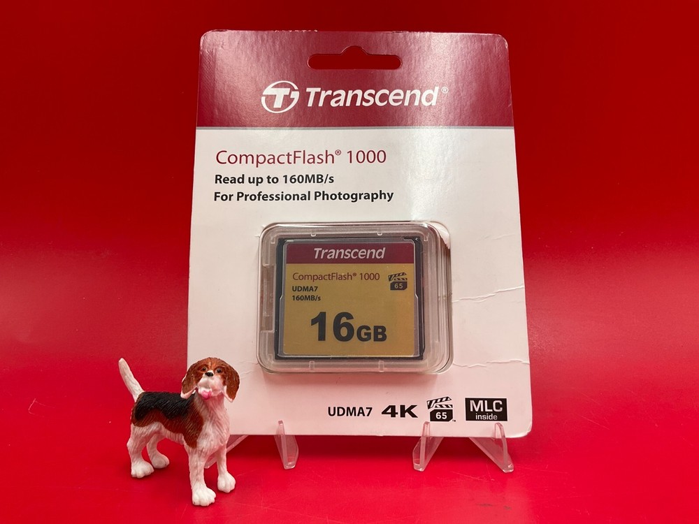 Transcend 16GB Compacy Flash Card TS16GCF1000 ✅❤️️✅❤️️ NEW! OPEN BOX! ✅❤️️✅❤️️