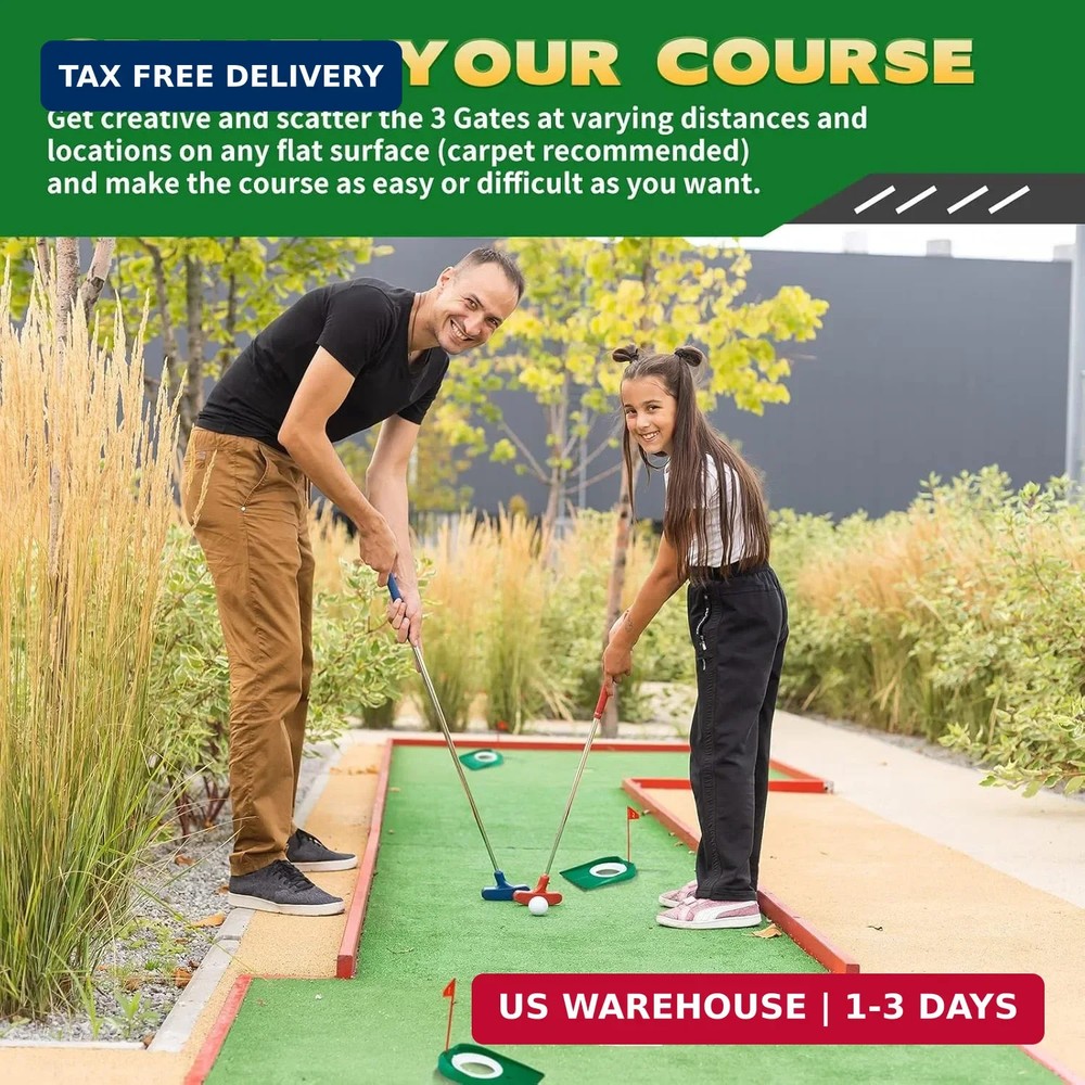 Sotiff Golf Putting Practice Cup Hole Training Aids Golf Accessories Training Pu