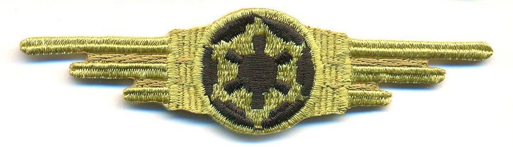 STAR WARS IMPERIAL CREW WING PATCH WITH HOOK BACKING - STW45V