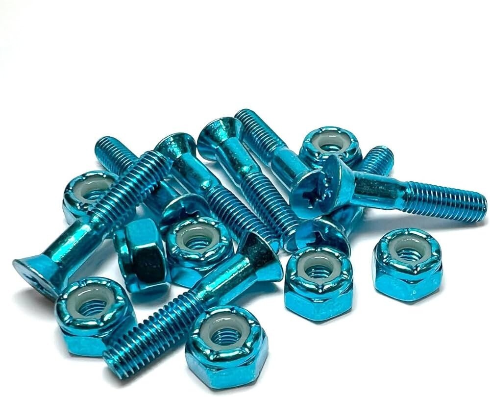 Standard Phillips Head Skateboard Hardware Set - 1"