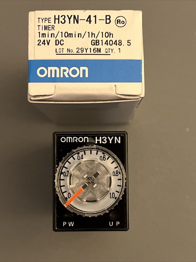 Omron Timer H3YN-41-B solid-state analog long-range 1 Min-10h timer LED H3YN41B