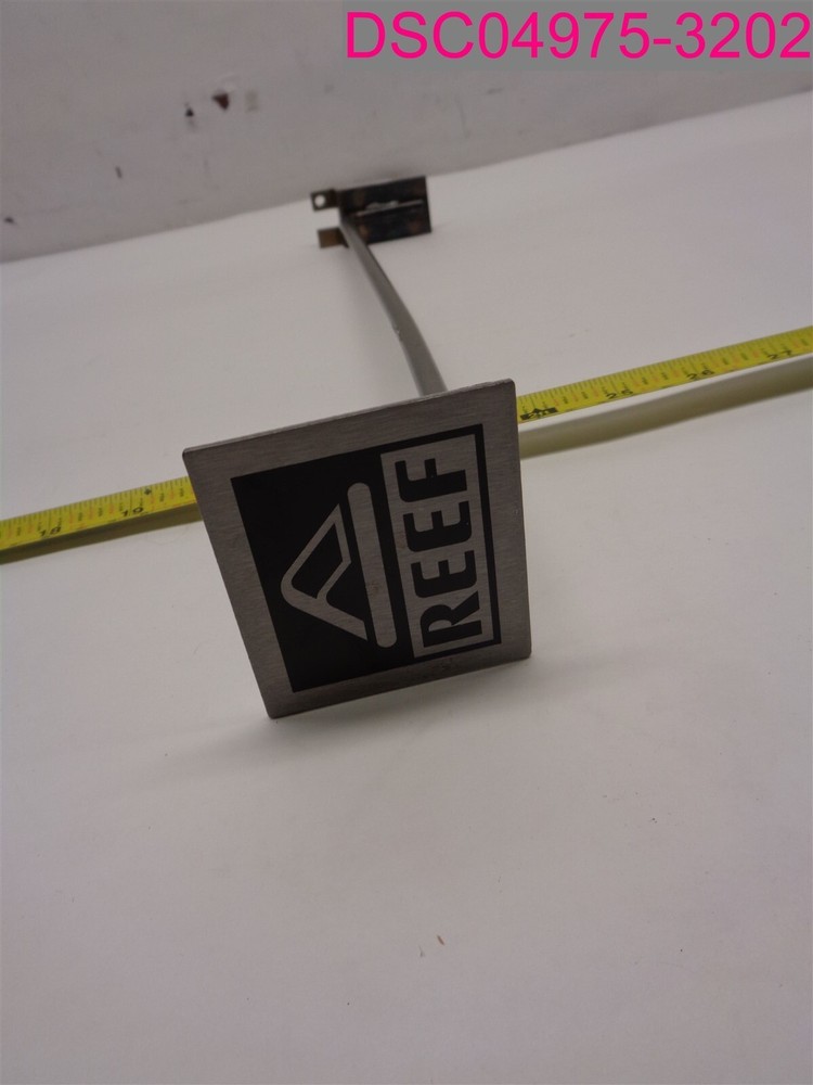 QTY=4; REEF 15" Long Gridwall Hook Hanger, Silver,