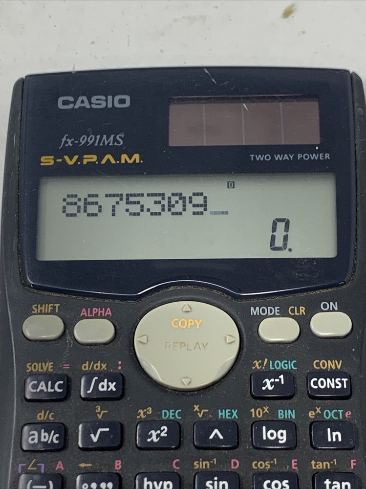 CASIO fx-991MS CALCULATOR S-VPAM - Tested & Works