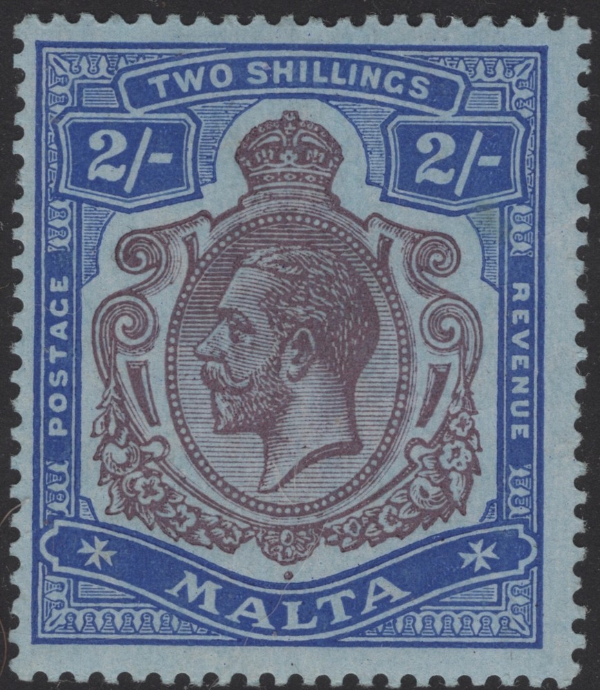 MALTA KGV Scott 60  SG86  Lightly Hinged