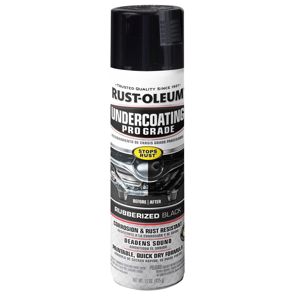 Rust-Oleum Automotive Professional Undercoating, 15 oz Rubberized Black- 248656